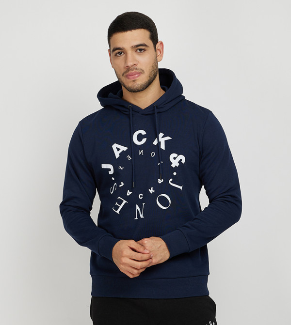 Jack & Jones Jack & Jones - Navy Hoodies