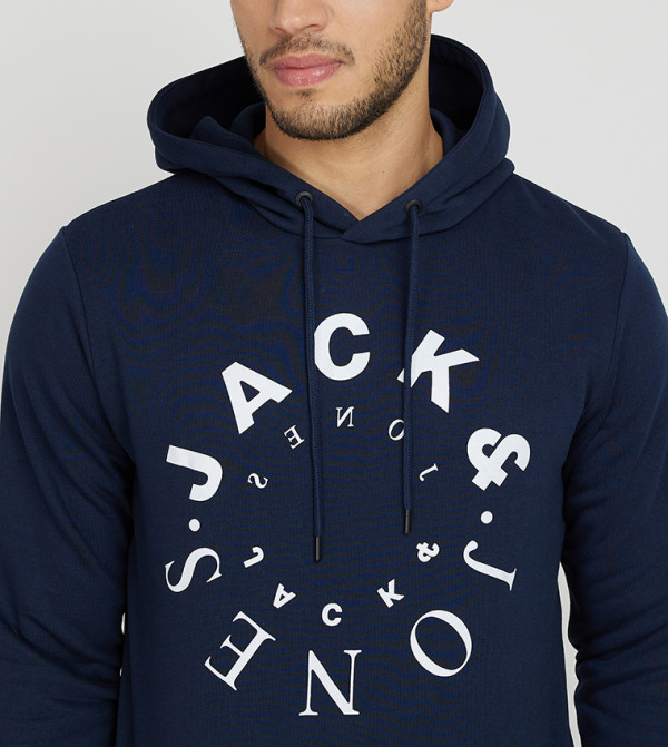 Jack & Jones Jack & Jones - Navy Hoodies