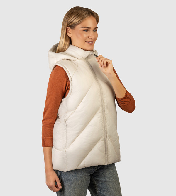 Beverly Hills Polo Club everyday-essentials - Off White Puffer & Quilted Jackets