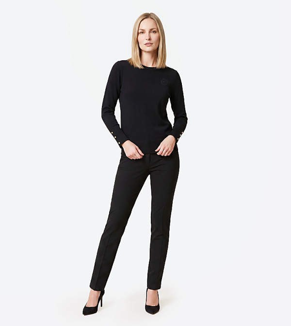 Beverly Hills Polo Club  Sweaters - BLACK Round Neck Sweaters