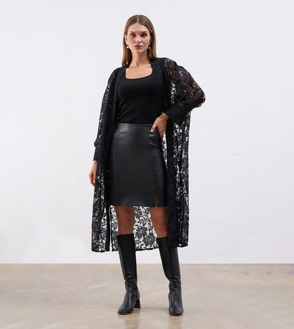 Gusto  Skirts - Black Skirts