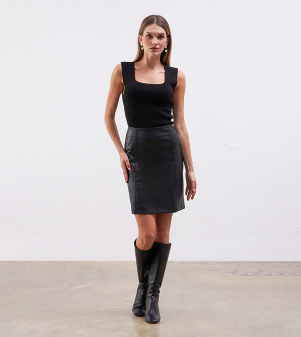 Gusto  Skirts - Black Skirts