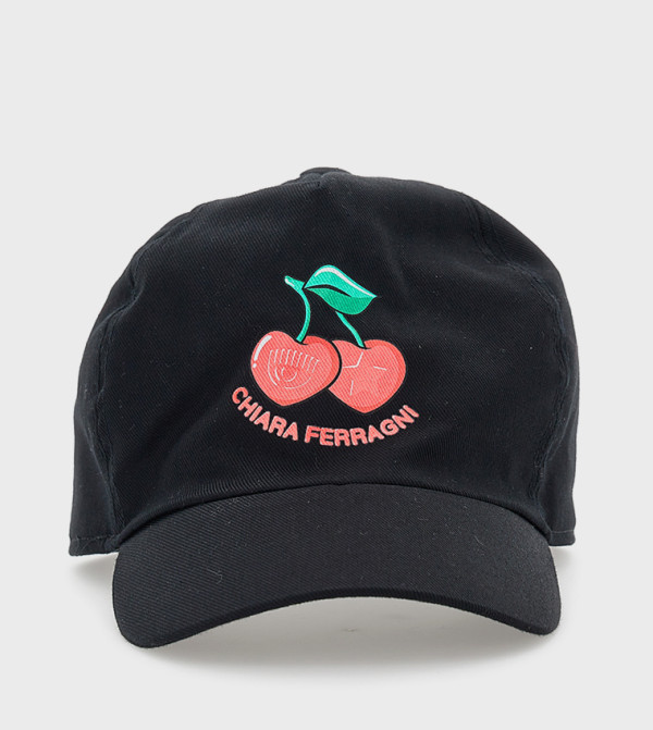 CHIARA FERRAGNI KIDS  Caps & Mittens - Black Caps & Mittens