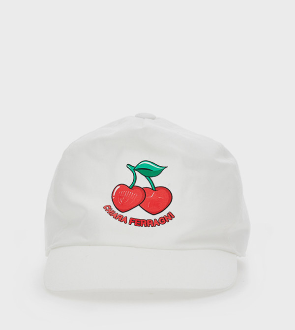 CHIARA FERRAGNI KIDS  Caps & Mittens - White Caps & Mittens