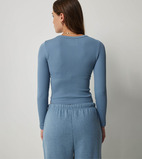 Ardene Cropped Tops - Blue Cropped Tops