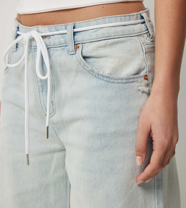 Ardene  Jeans - Light Blue Wide Leg Jeans