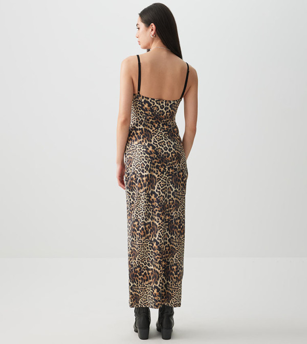 Ardene pretty-in-prints-w - Brown Casual Dresses