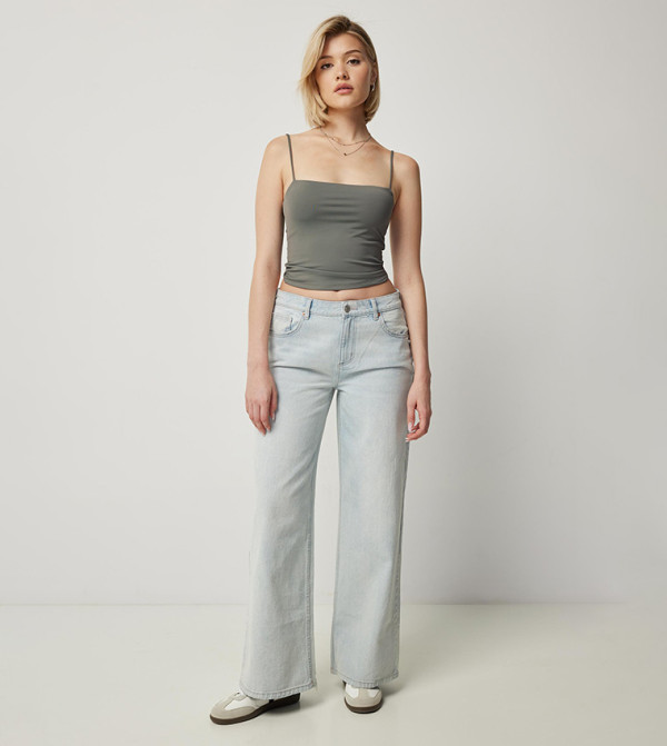 اردين  توبات قصيرة - كاكي Cropped Tops