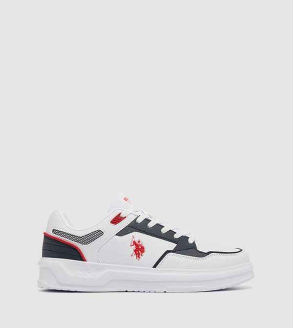 U.S. Polo Assn. U.S. POLO ASSN. - White Low Top