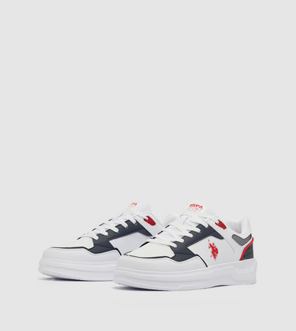 U.S. Polo Assn. U.S. POLO ASSN. - White Low Top
