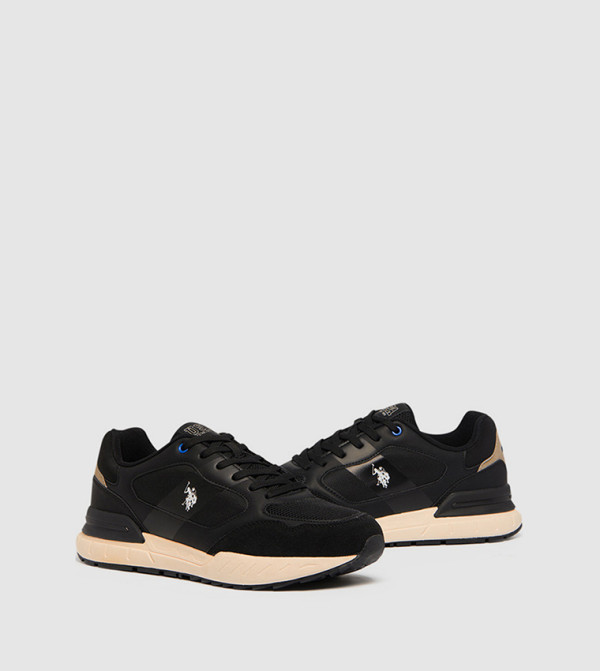 U.S. Polo Assn. U.S. POLO ASSN. - Black Low Top