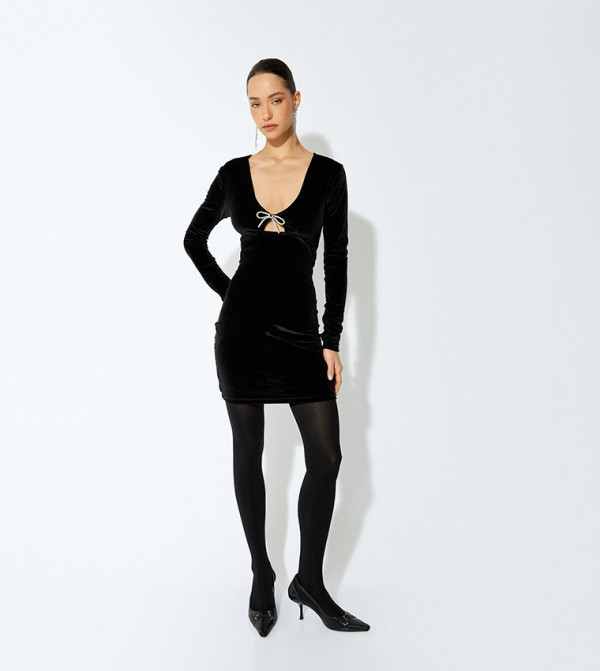 Koton  Mini Dresses - BLACK Mini Dresses