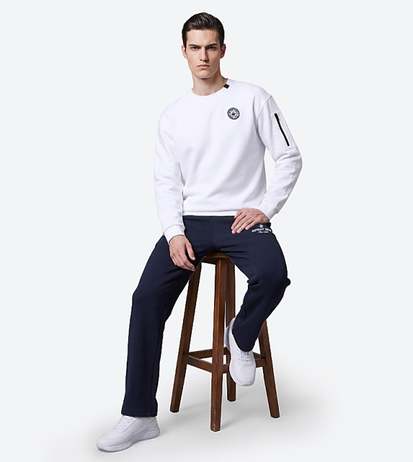 Beverly Hills Polo Club  Sweatshirts - White Sweatshirts