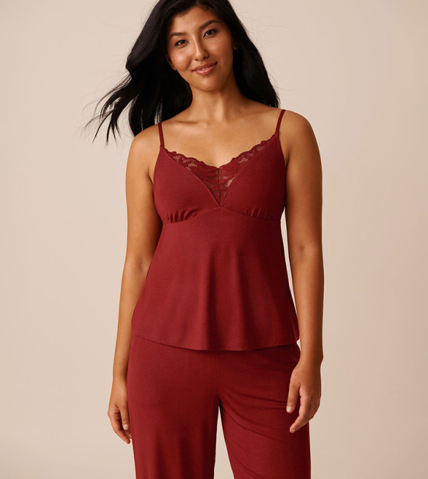 La Vie en Rose  Clothing - Maroon Tops