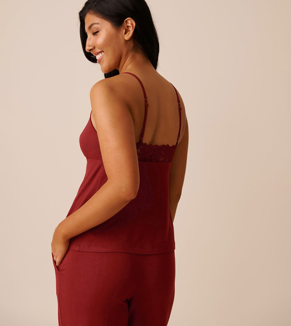 La Vie en Rose  Clothing - Maroon Tops