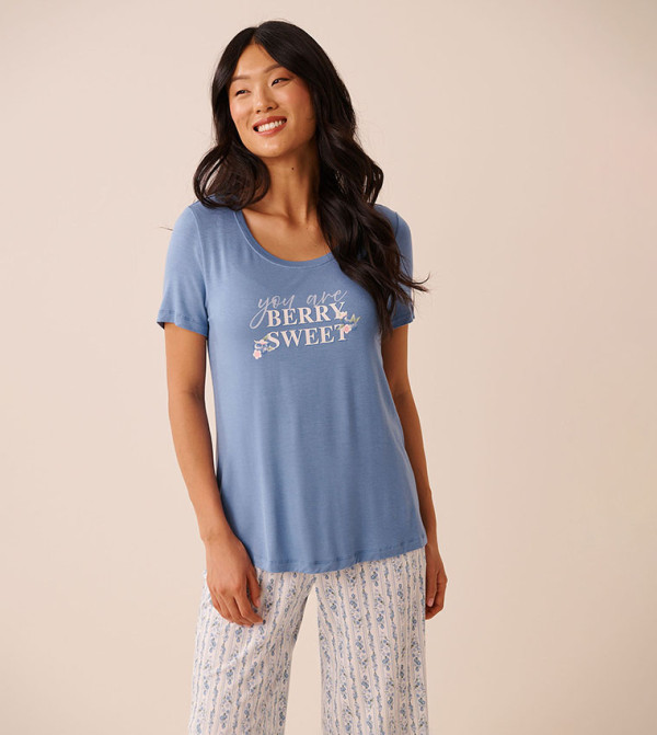 La Vie en Rose  Sleepwears & Loungewears - Blue Tops