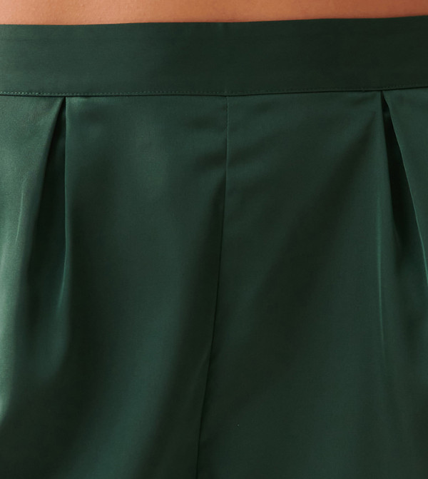 La Vie en Rose  Clothing - Green Lounge Shorts