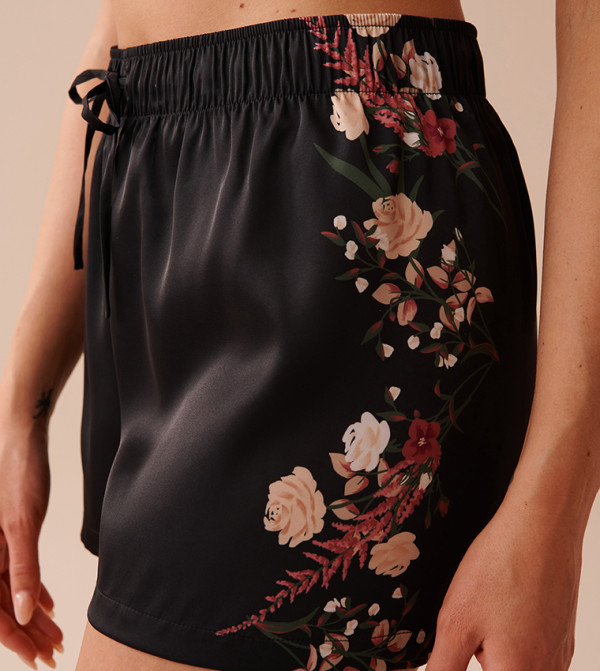La Vie en Rose pretty-in-prints-w - Black Bottoms