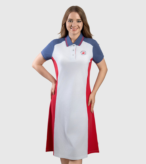 Beverly Hills Polo Club Dresses - White Shirt & T-Shirt Dresses