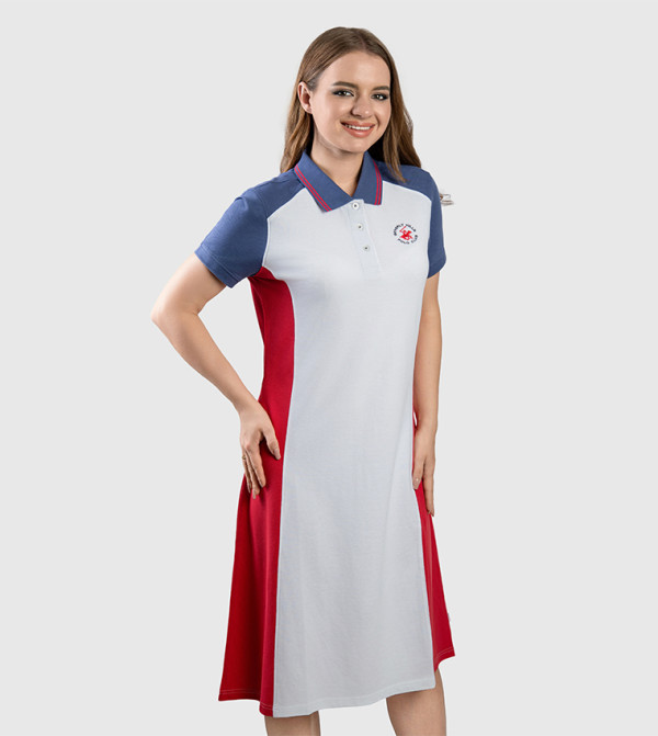 Beverly Hills Polo Club Dresses - White Shirt & T-Shirt Dresses
