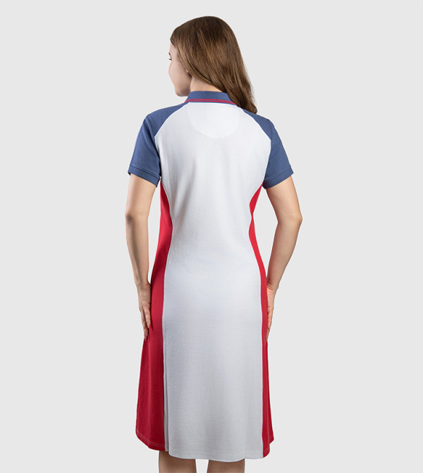 Beverly Hills Polo Club Dresses - White Shirt & T-Shirt Dresses