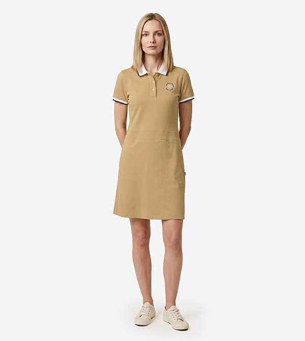 بيفرلي هيلز بولو كلوب  فساتين تيشيرت - بني  Shirt & T-Shirt Dresses
