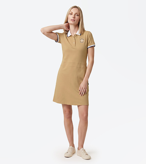بيفرلي هيلز بولو كلوب  فساتين تيشيرت - بني  Shirt & T-Shirt Dresses