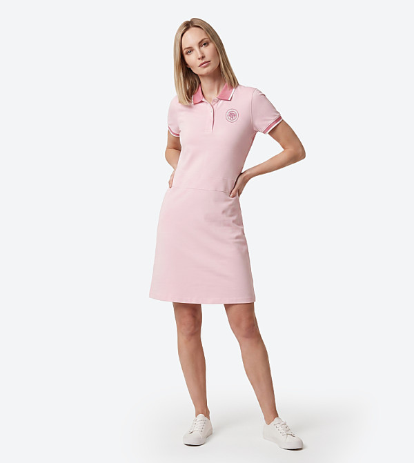 بيفرلي هيلز بولو كلوب  فساتين تيشيرت - وردي Shirt & T-Shirt Dresses