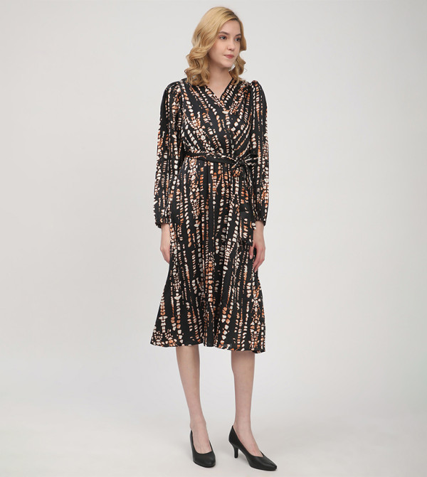 Beverly Hills Polo Club  Dresses - Black Midi Dresses