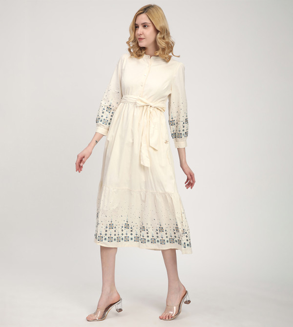 Beverly Hills Polo Club  Midi Dresses - White Casual Dresses