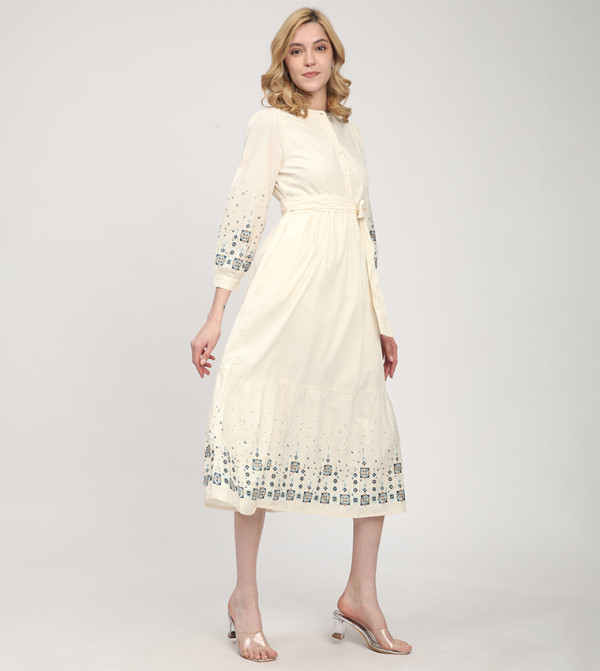 Beverly Hills Polo Club  Midi Dresses - White Casual Dresses