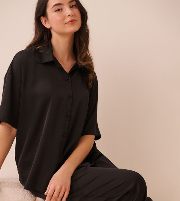 لافي ان روز  ملابس نوم - أسود Pyjama Set