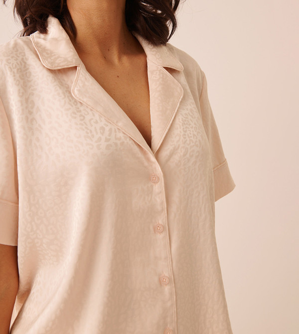 La Vie en Rose  Pyjama Set - Cream Pyjama Set
