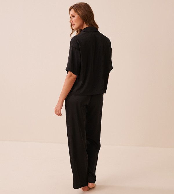 لافي ان روز  ملابس - أسود Pyjama Set