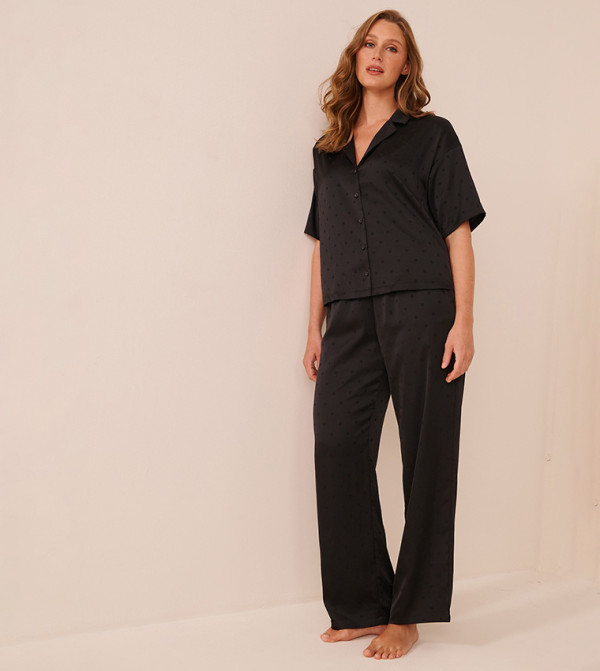 لافي ان روز  ملابس - أسود Pyjama Set