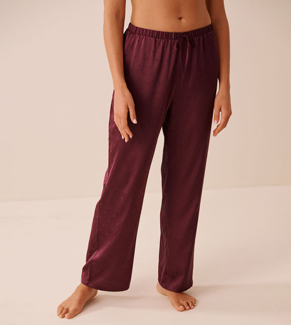 La Vie en Rose La Vie en Rose - Wine Pyjama Set