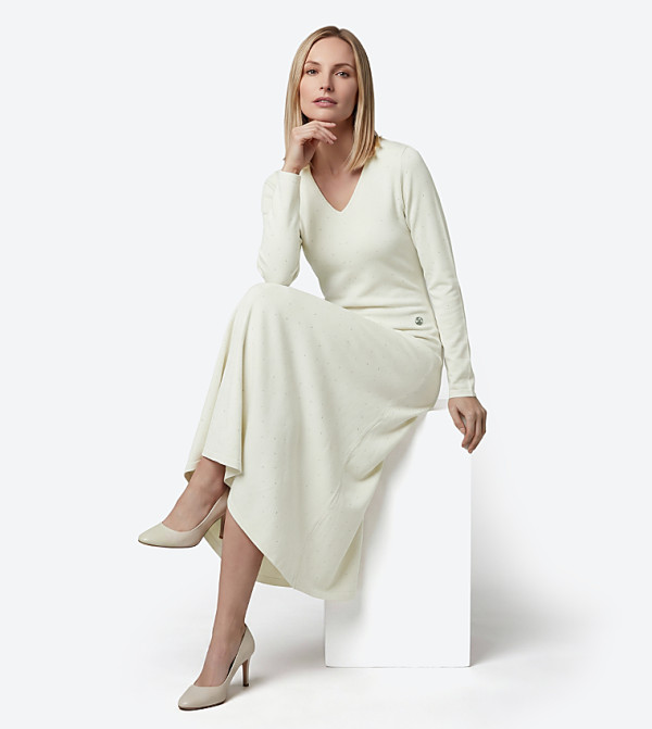 بيفرلي هيلز بولو كلوب  فساتين ميدي  - أوف وايت  Midi Dresses