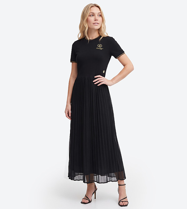 Beverly Hills Polo Club  Dresses - BLACK Midi Dresses