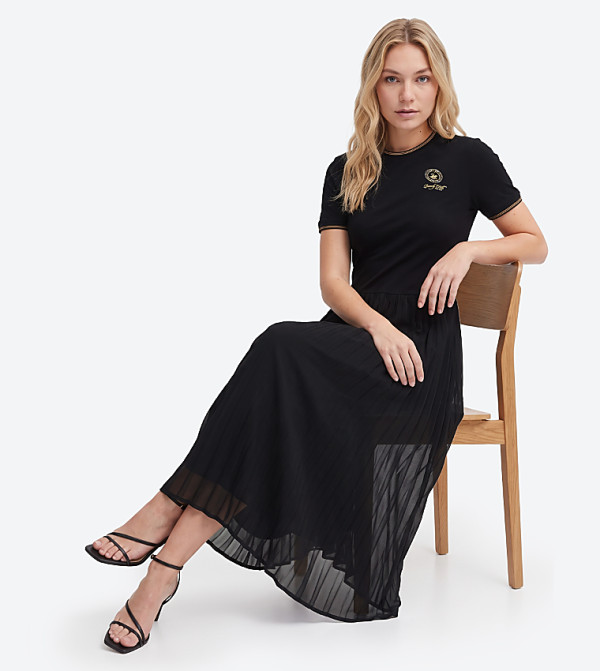 Beverly Hills Polo Club  Dresses - BLACK Midi Dresses