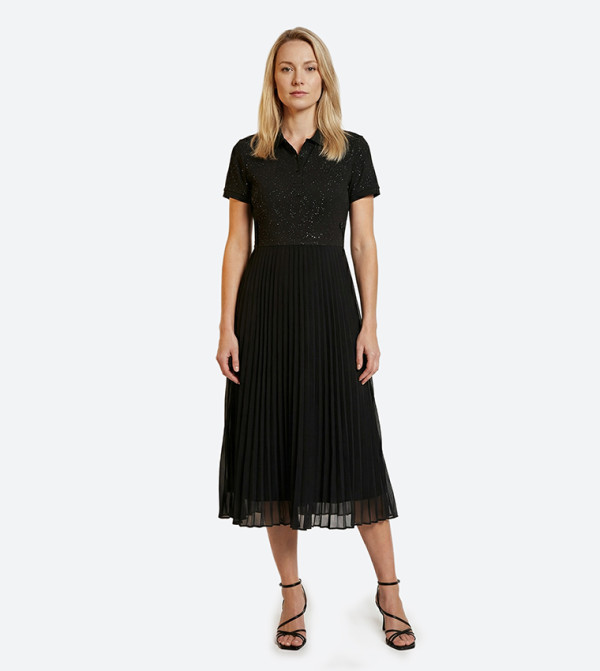 بيفرلي هيلز بولو كلوب  فساتين تيشيرت - أسود Shirt & T-Shirt Dresses