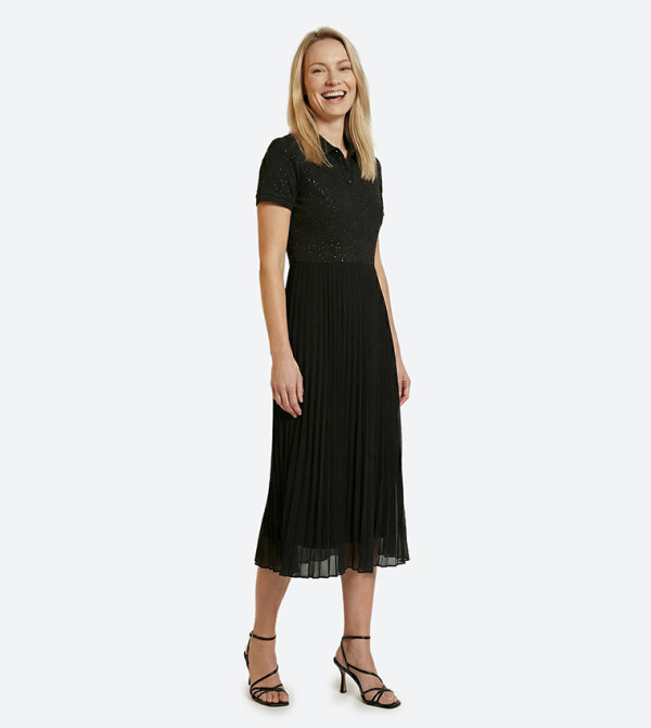 بيفرلي هيلز بولو كلوب  فساتين تيشيرت - أسود Shirt & T-Shirt Dresses