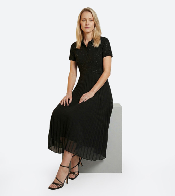 بيفرلي هيلز بولو كلوب  فساتين تيشيرت - أسود Shirt & T-Shirt Dresses
