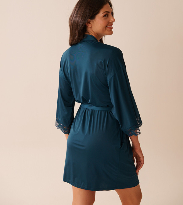 La Vie en Rose Clothing - Blue Night Robes & Kimonos