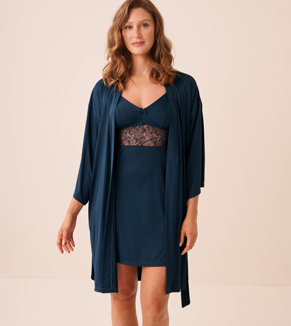 La Vie en Rose top-selling-om - Blue Night Robes & Kimonos