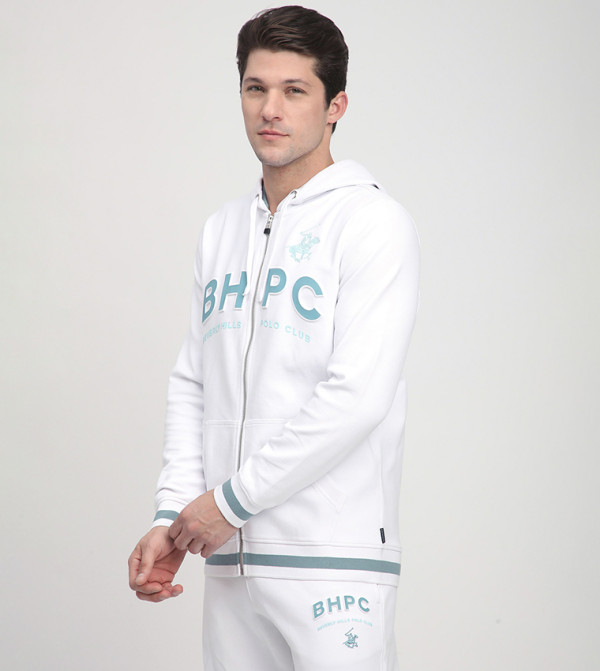 Beverly Hills Polo Club  Casual Jackets - White Casual Jackets