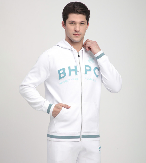 Beverly Hills Polo Club  Casual Jackets - White Casual Jackets