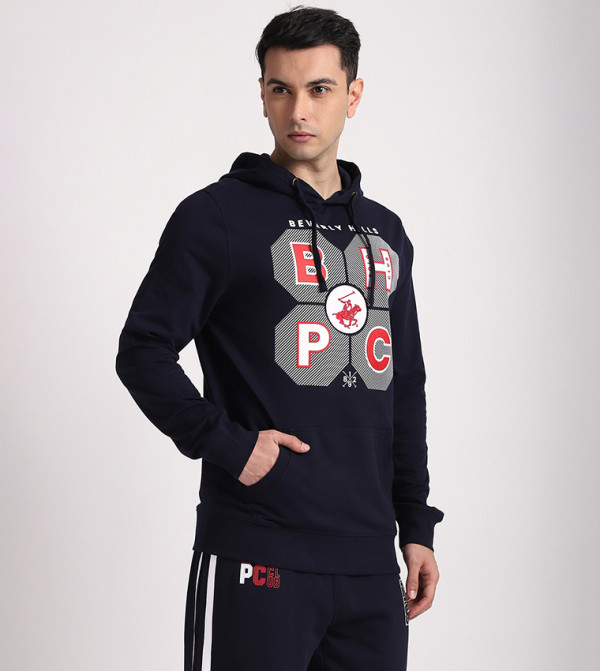 Beverly Hills Polo Club  Hoodies - Navy Hoodies