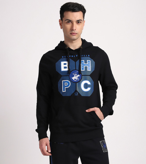 Beverly Hills Polo Club  Hoodies - Black Hoodies