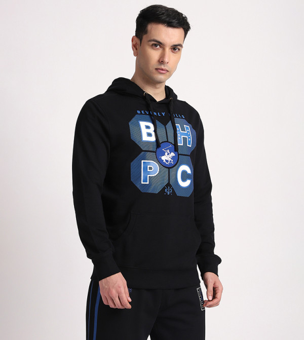 Beverly Hills Polo Club  Hoodies - Black Hoodies