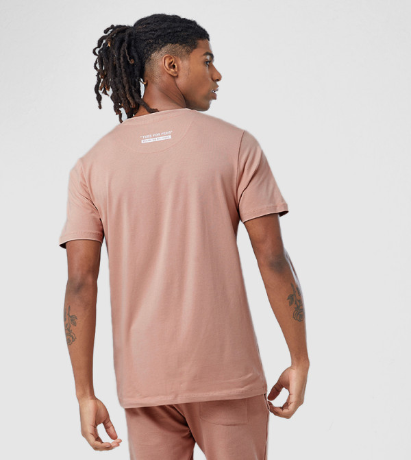 F5  - Pink Casual T-Shirts
